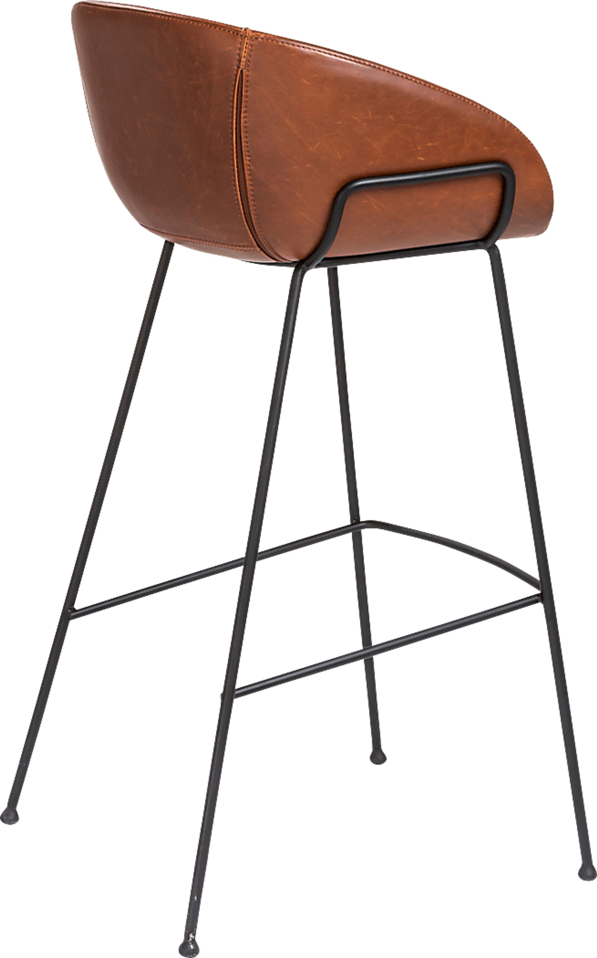 Choupique Dark Brown Barstool, Set of 2 - Image 6