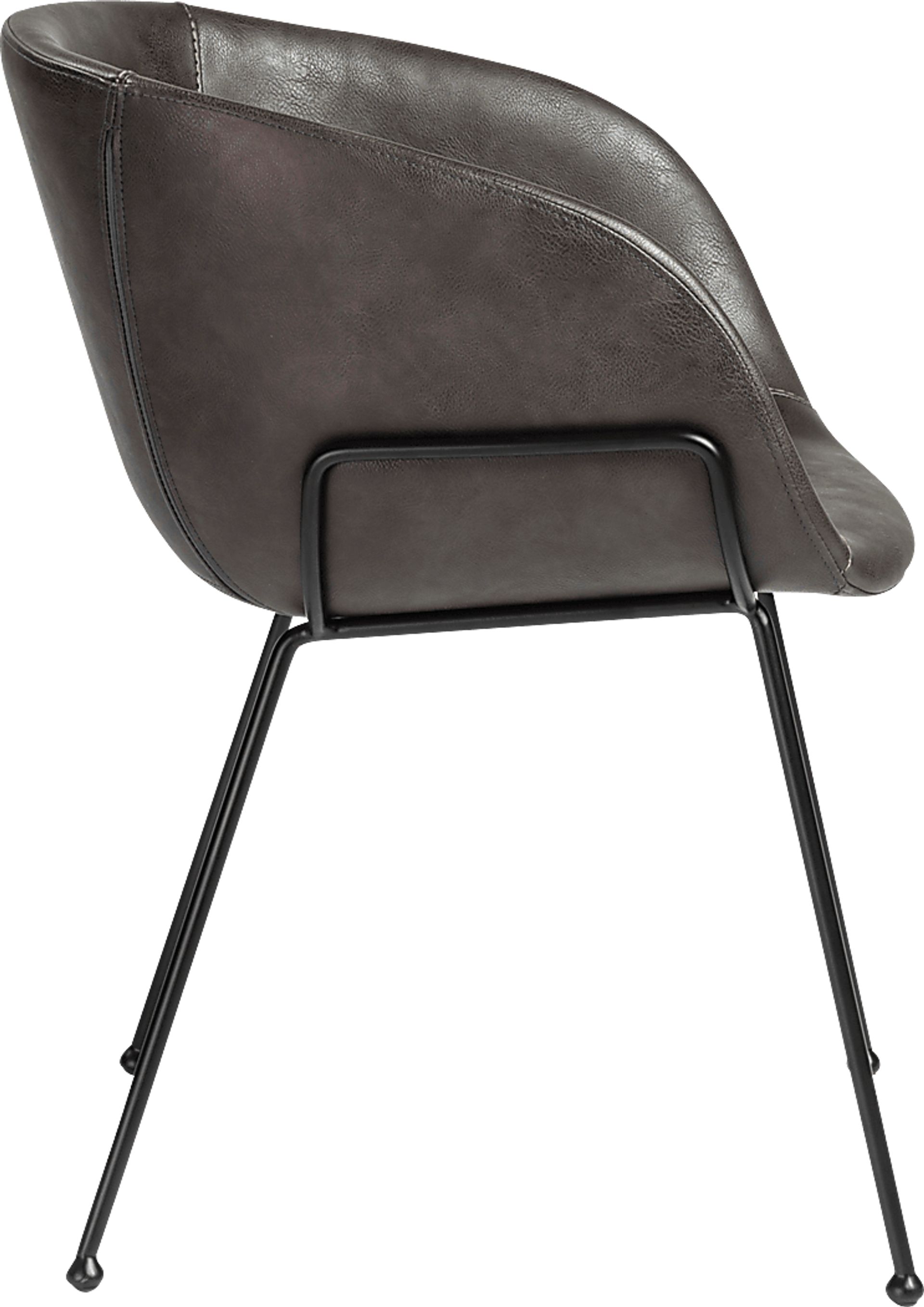Choupique Dark Gray Arm Chair, Set of 2 - Image 4