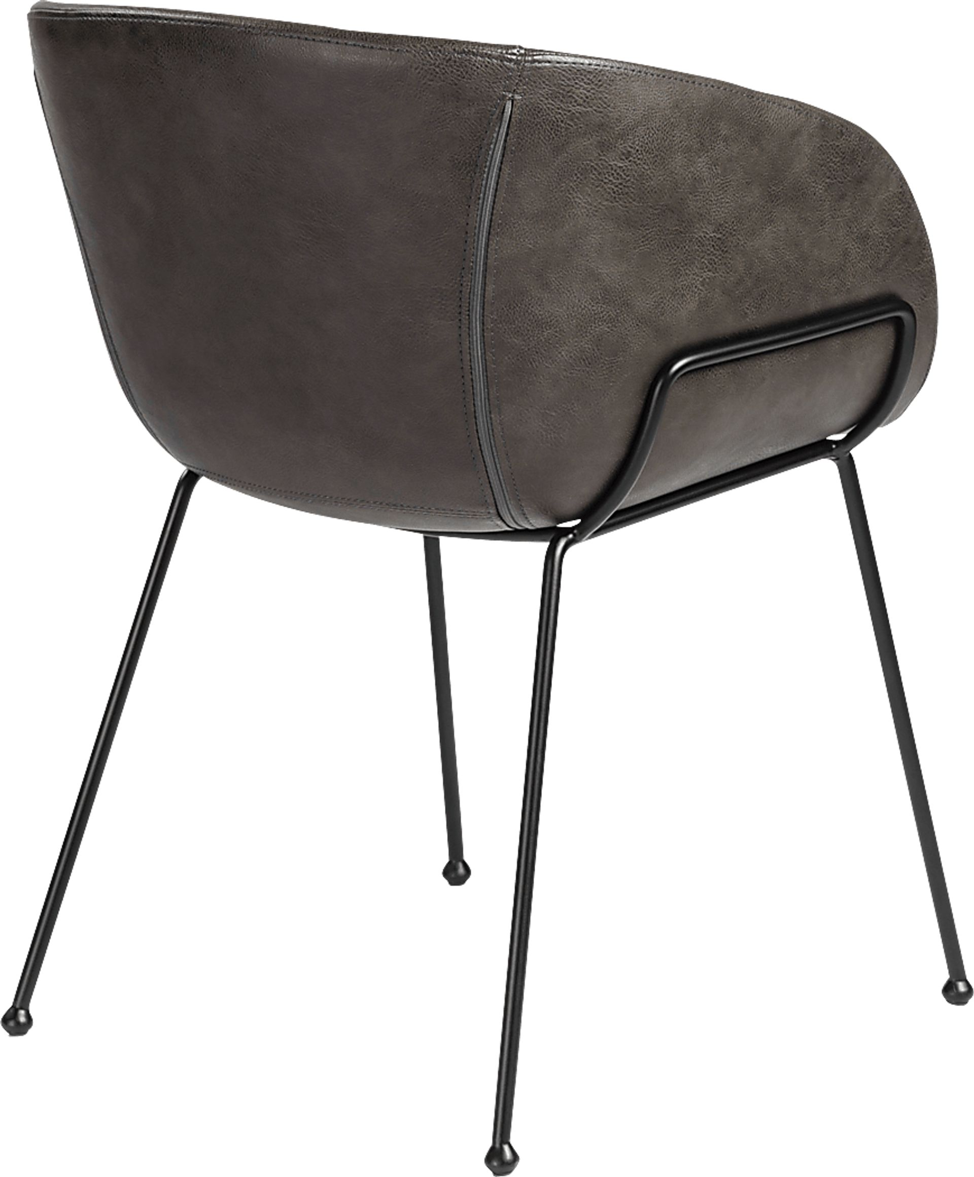 Choupique Dark Gray Arm Chair, Set of 2 - Image 5