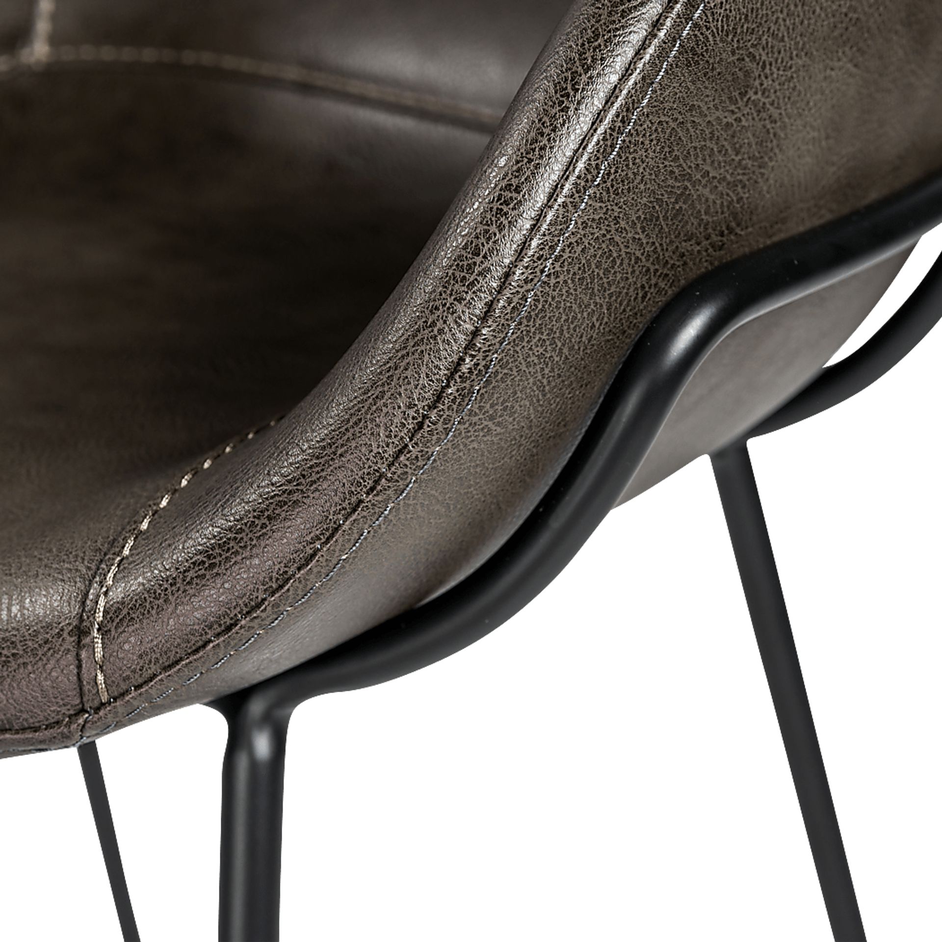 Choupique Dark Gray Barstool, Set of 2 - Image 9