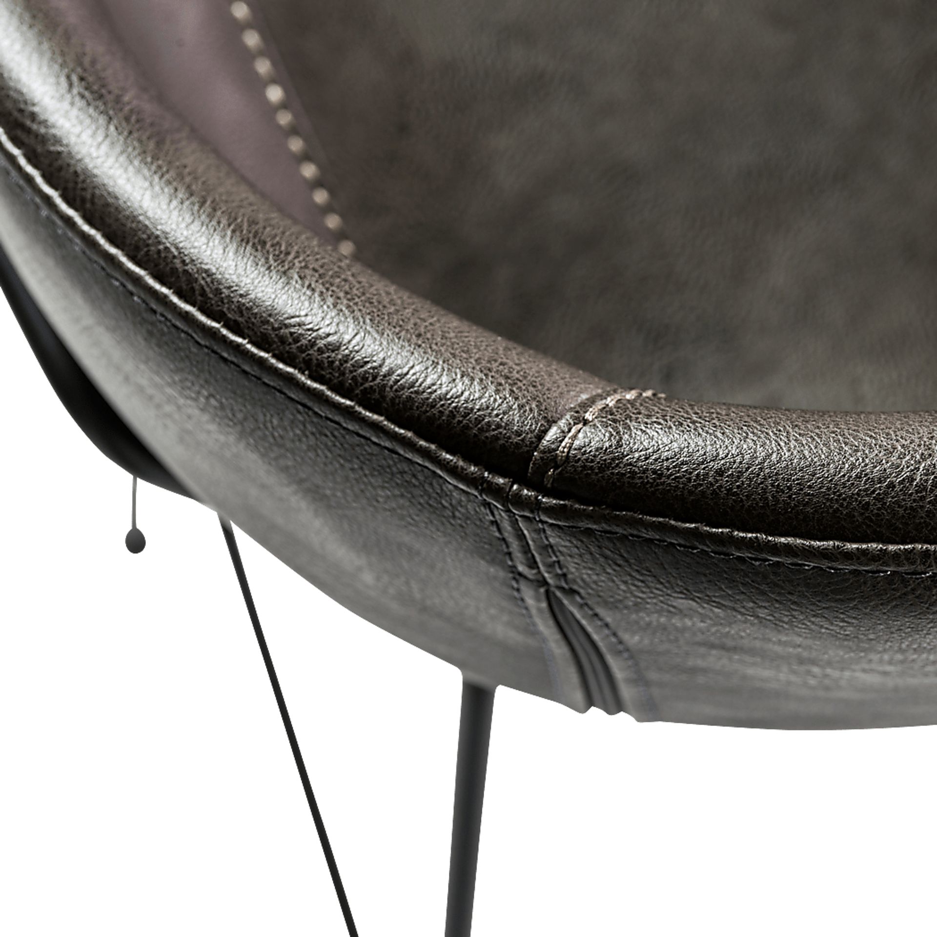Choupique Dark Gray Barstool, Set of 2 - Image 10