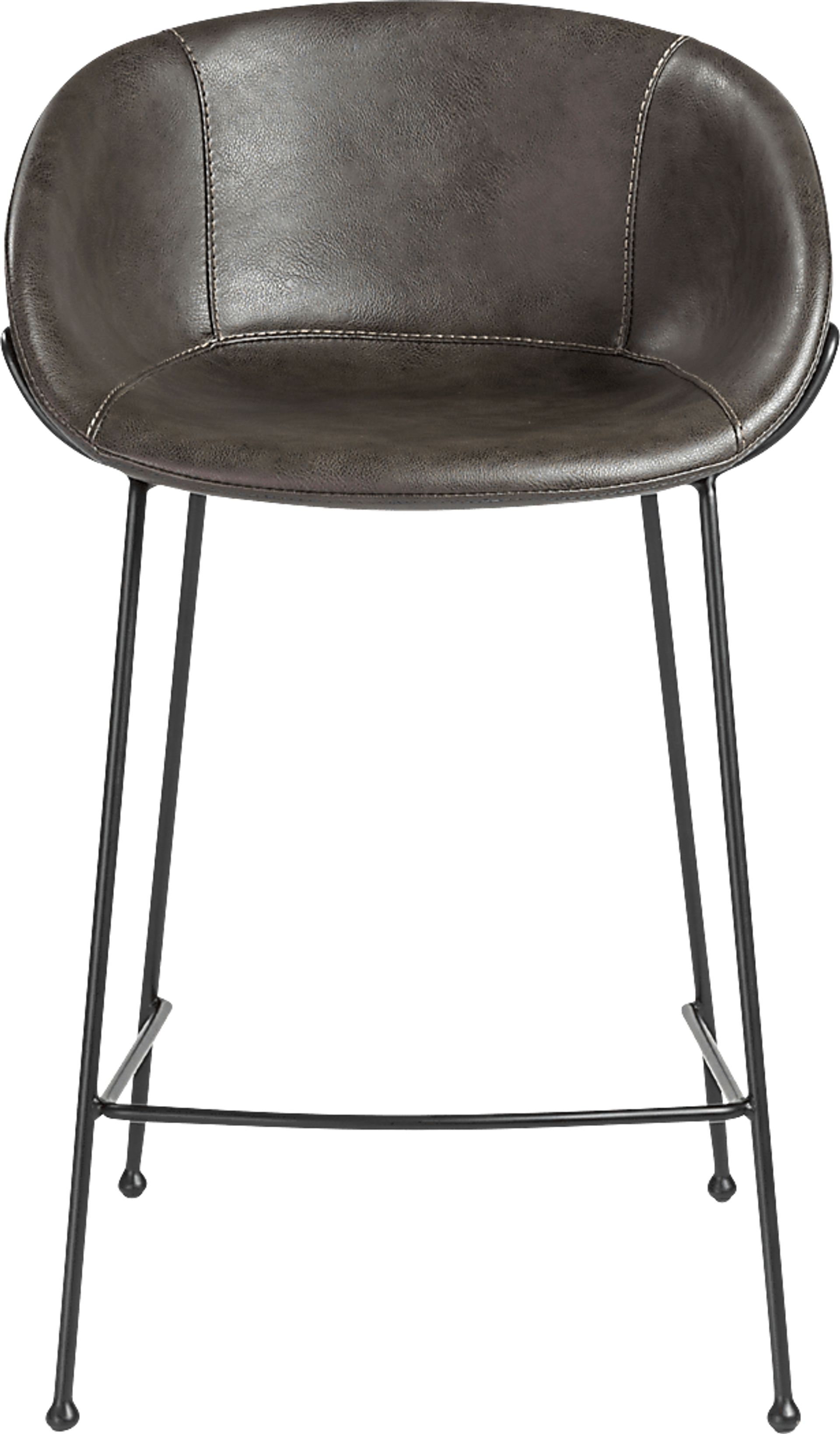 Choupique Dark Gray Counter Stool, Set of 2 - Image 2