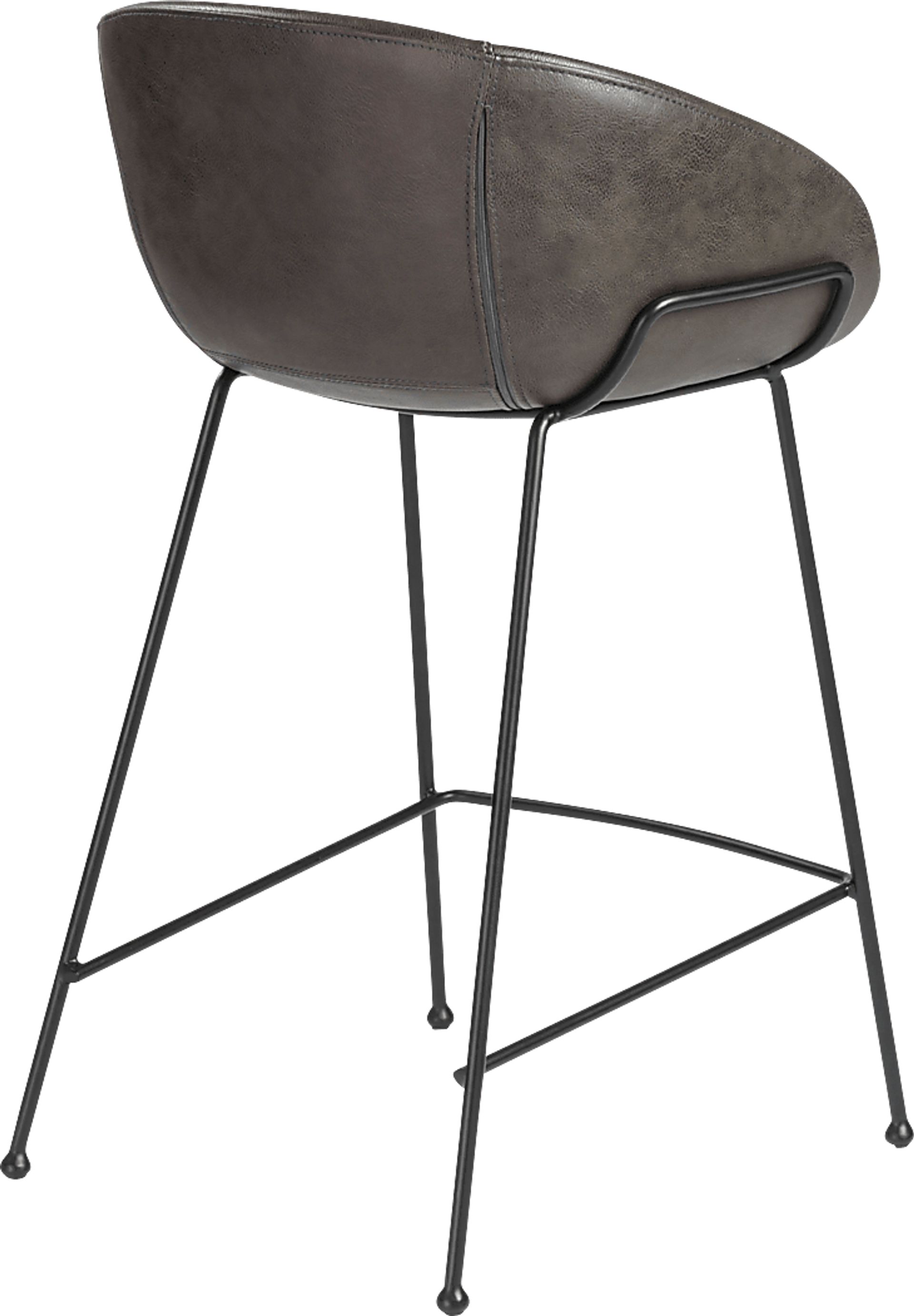 Choupique Dark Gray Counter Stool, Set of 2 - Image 5