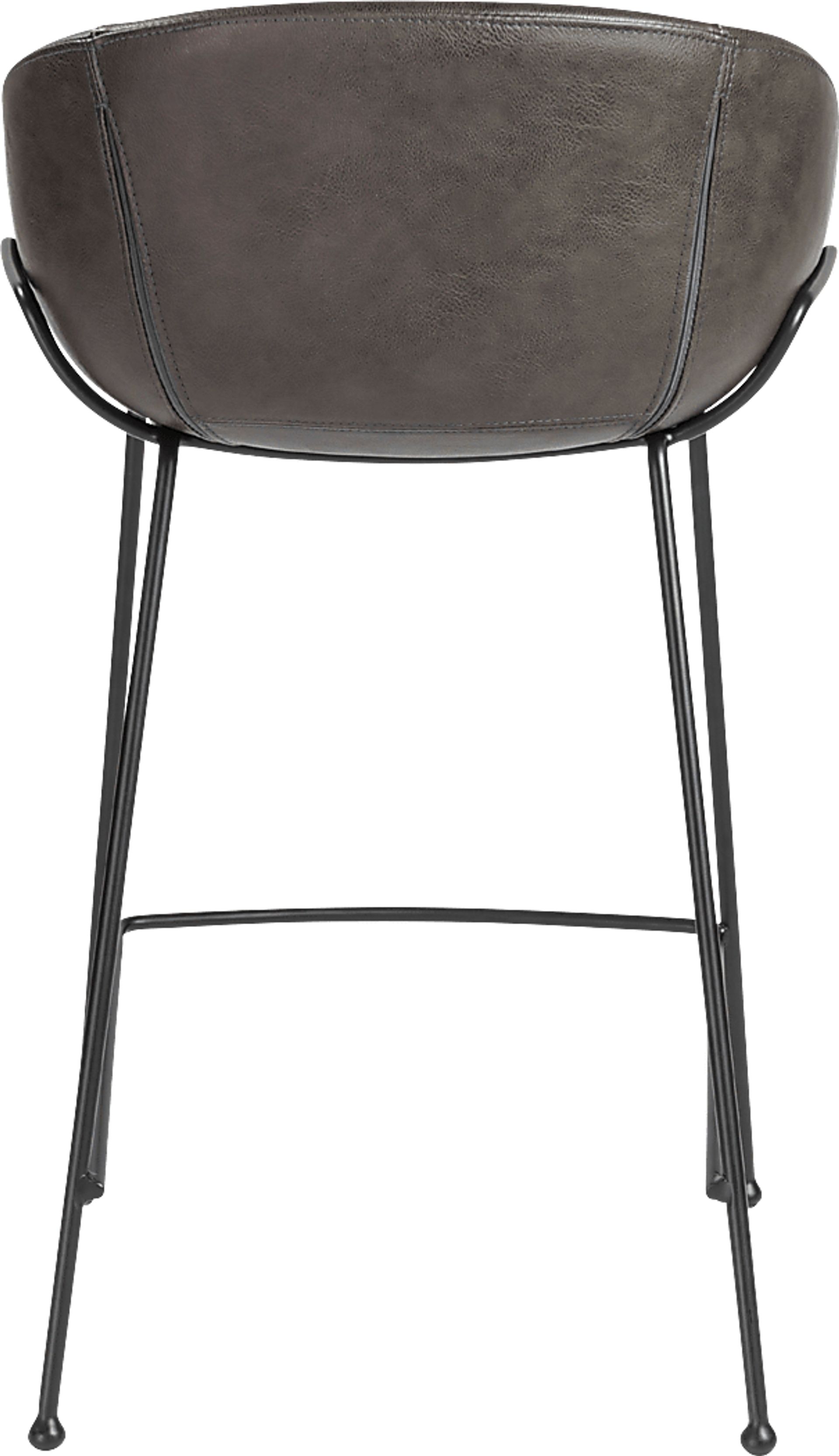 Choupique Dark Gray Counter Stool, Set of 2 - Image 6