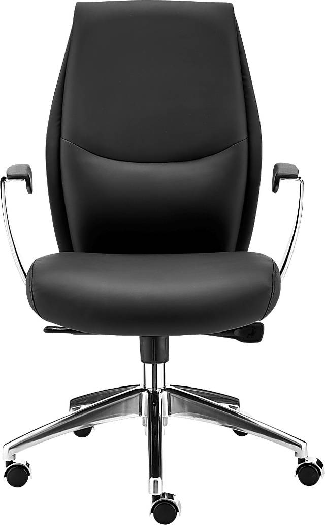 Chrisan Black Office Chair - Thumbnail - Image 1