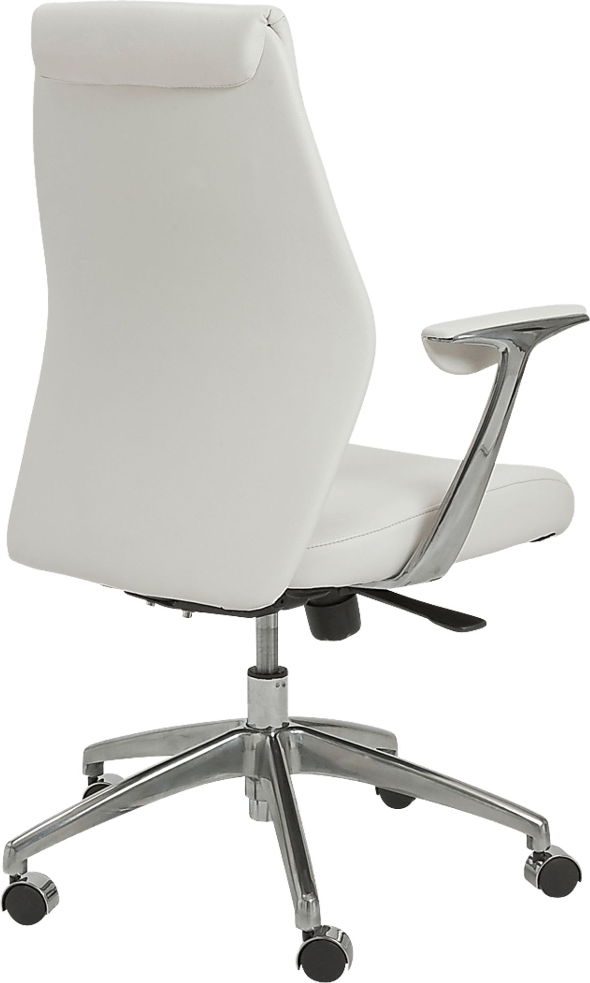 Chrisan White Synthetic Fabric Desk Chair | Rooms to Go