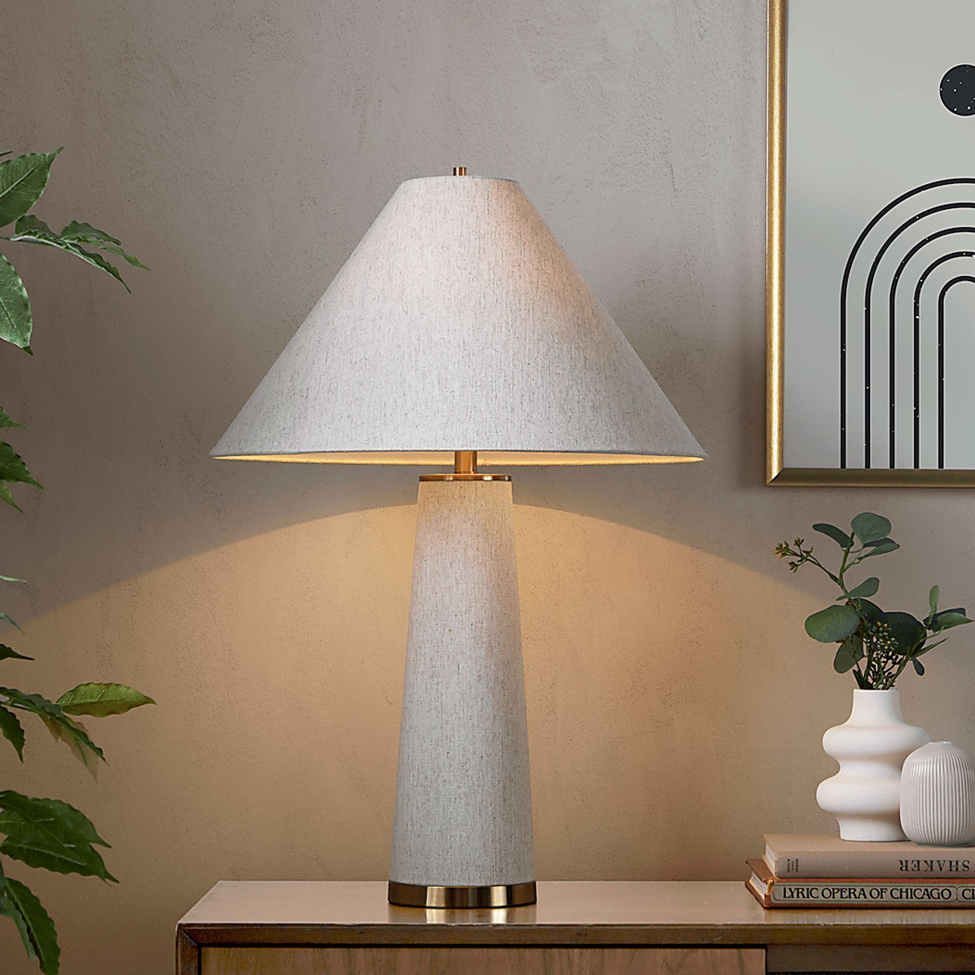 Christy Grove Cream Lamp, Set of 2 - Image 2