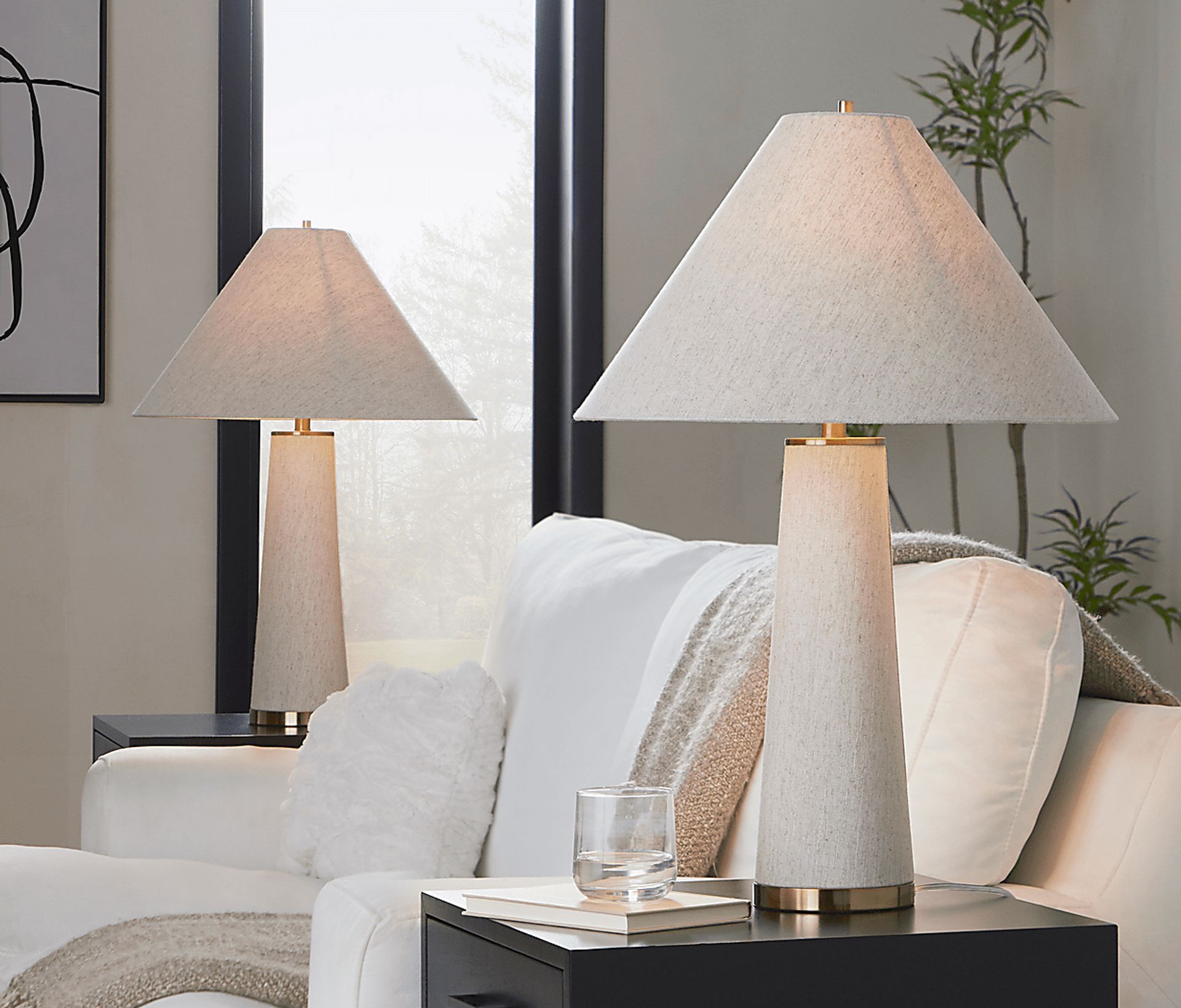 Christy Grove Cream Lamp, Set of 2 - Image 3