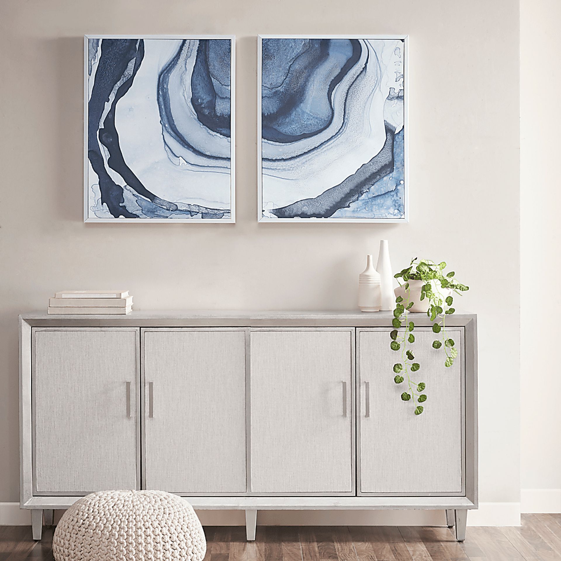 Chumasero Blue Artwork, Set of 2 - Image 6