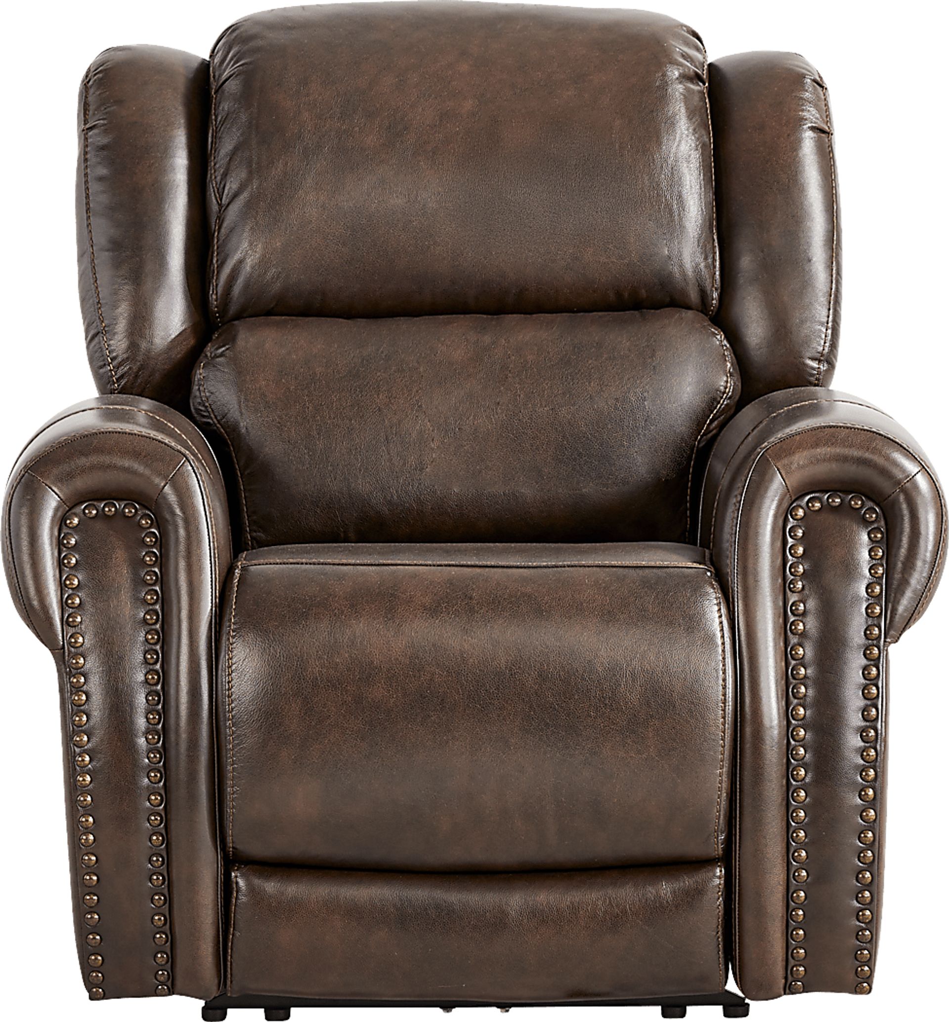 Churchill Brown Dual Power Recliner - Image 2