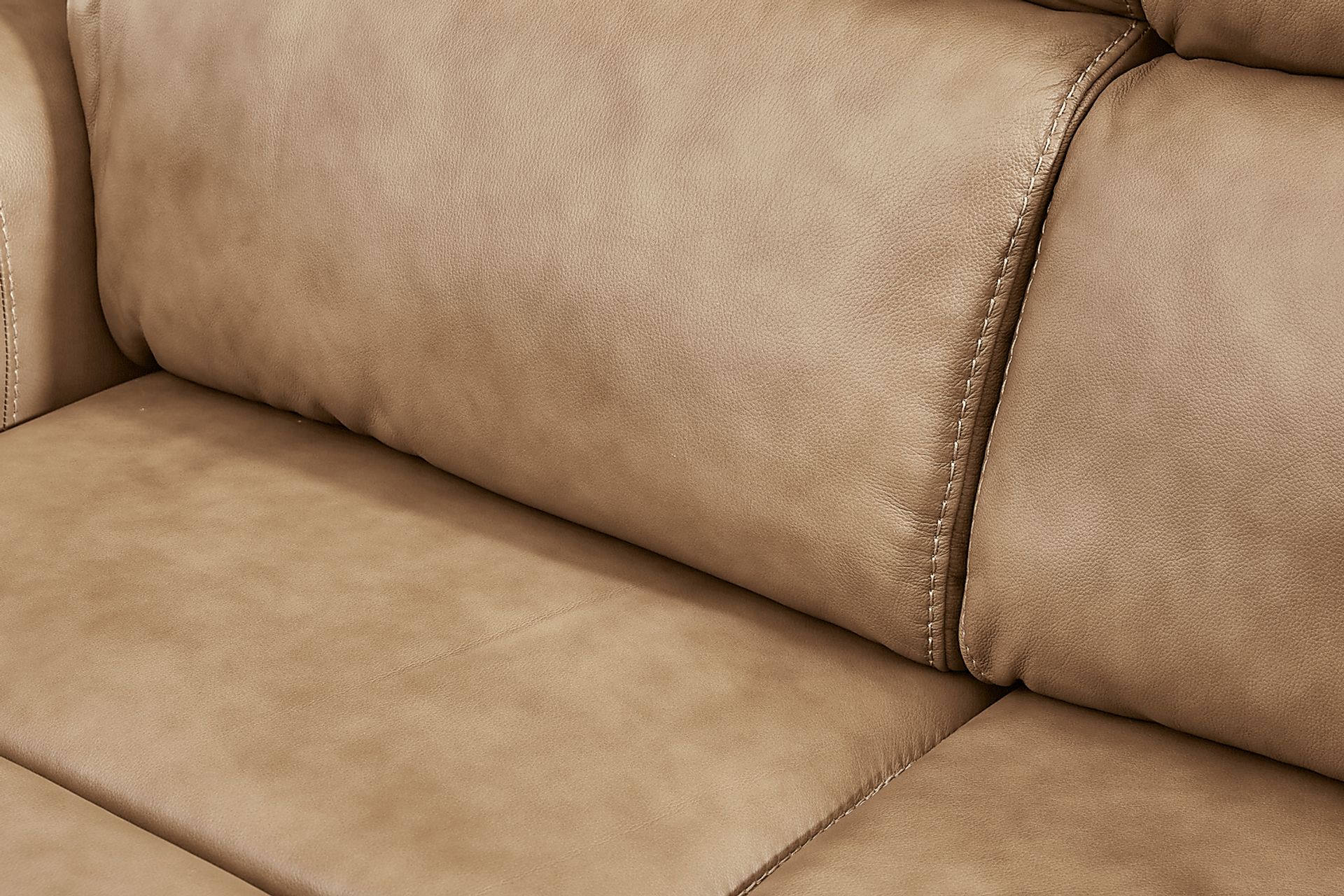 Churchill Taupe Dual Power Reclining Sofa - Image 6