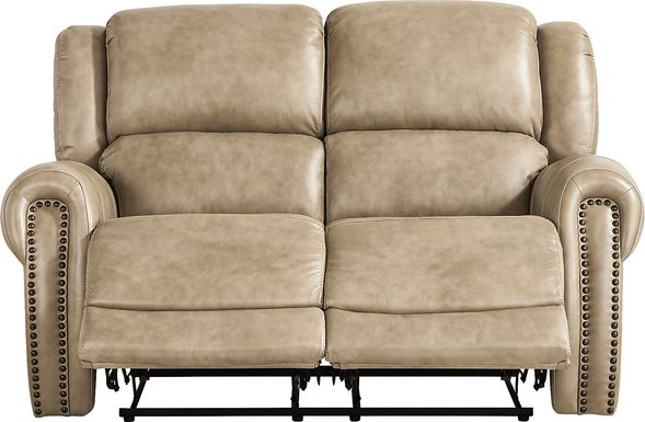 Churchill Taupe Reclining Loveseat