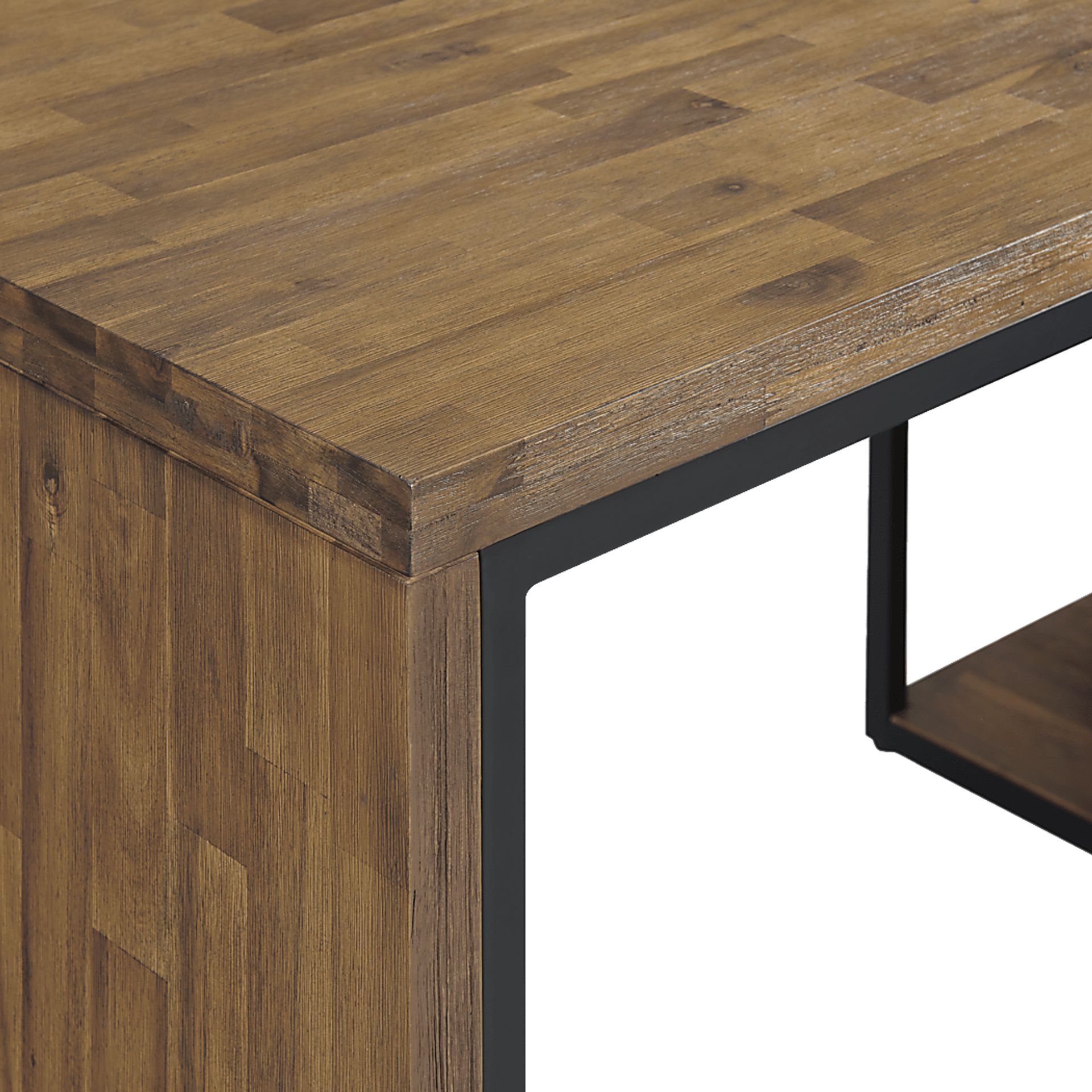 Churrea Brown L Desk with Storage - Image 11