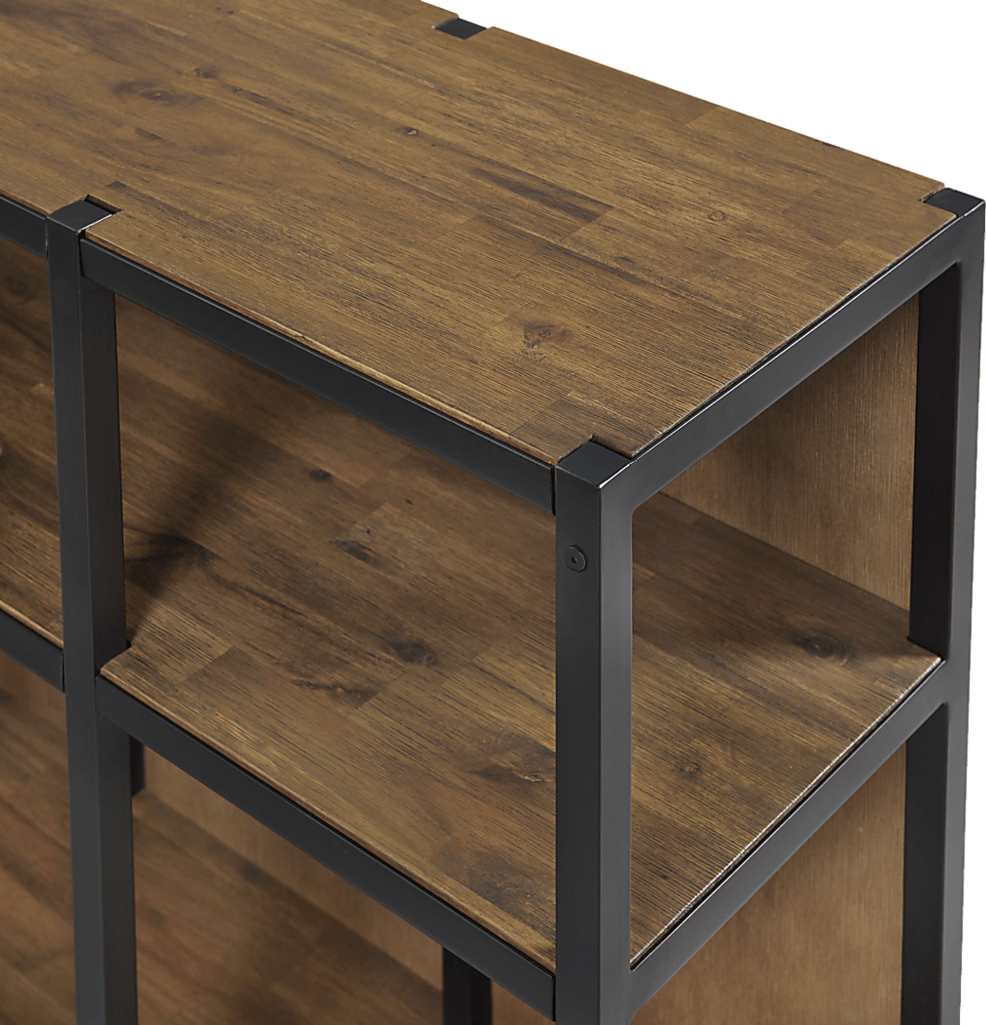 Churrea Brown L Desk with Storage - Image 10