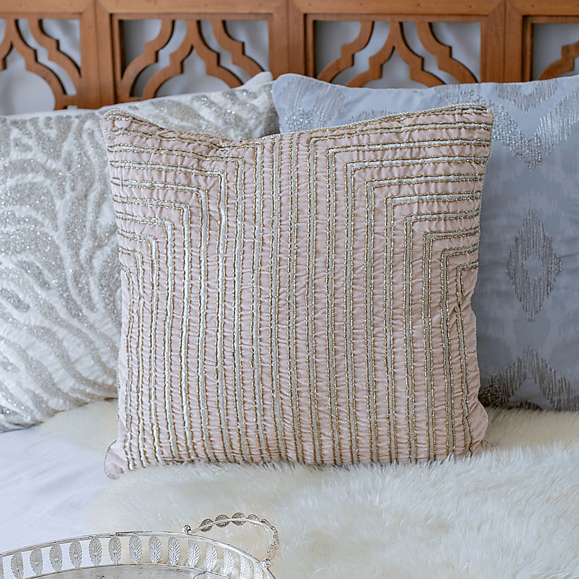 Chyke Blush Accent Pillows - Image 2