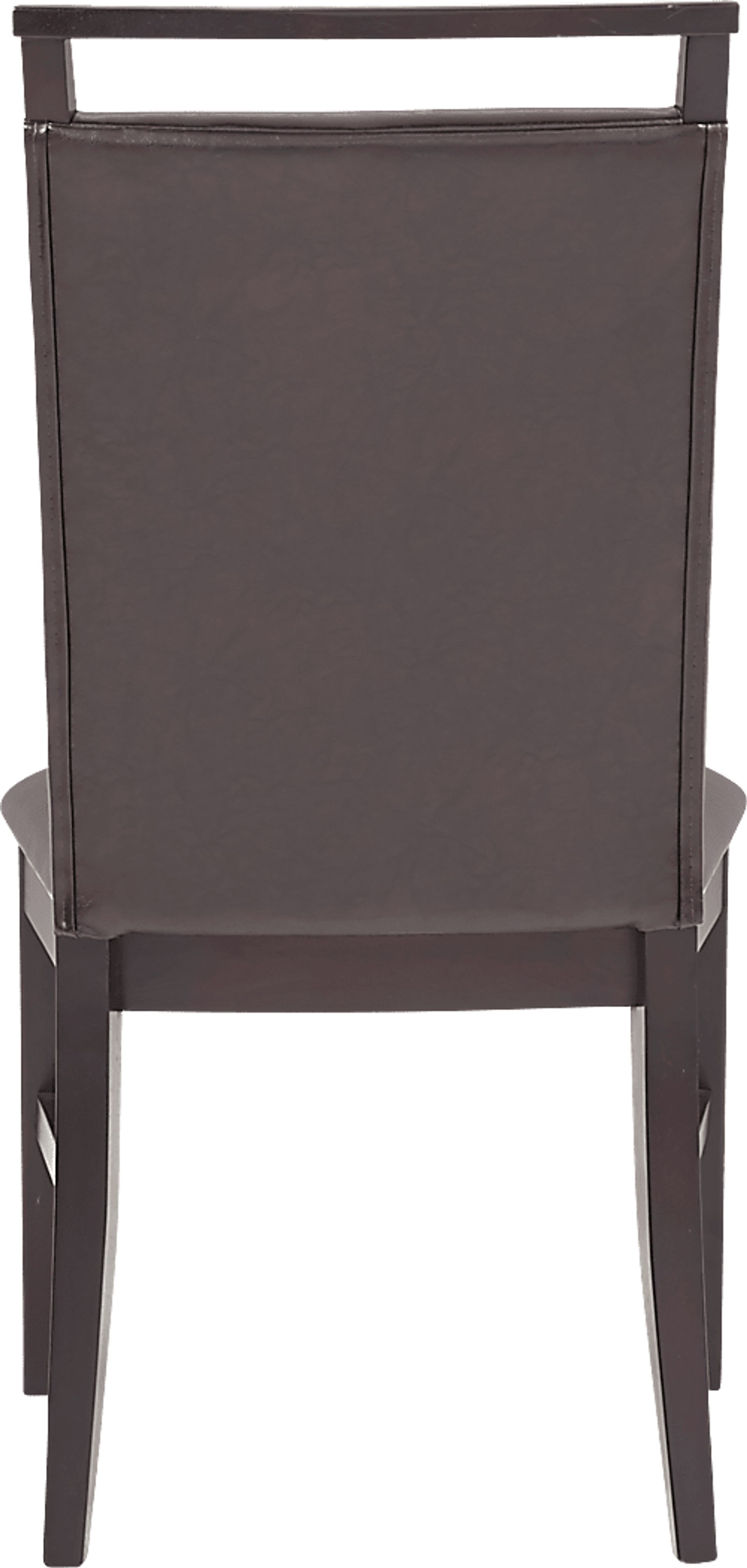 Ciara Espresso 5 Pc 54" Round Dining Set with Brown Chairs - Image 5