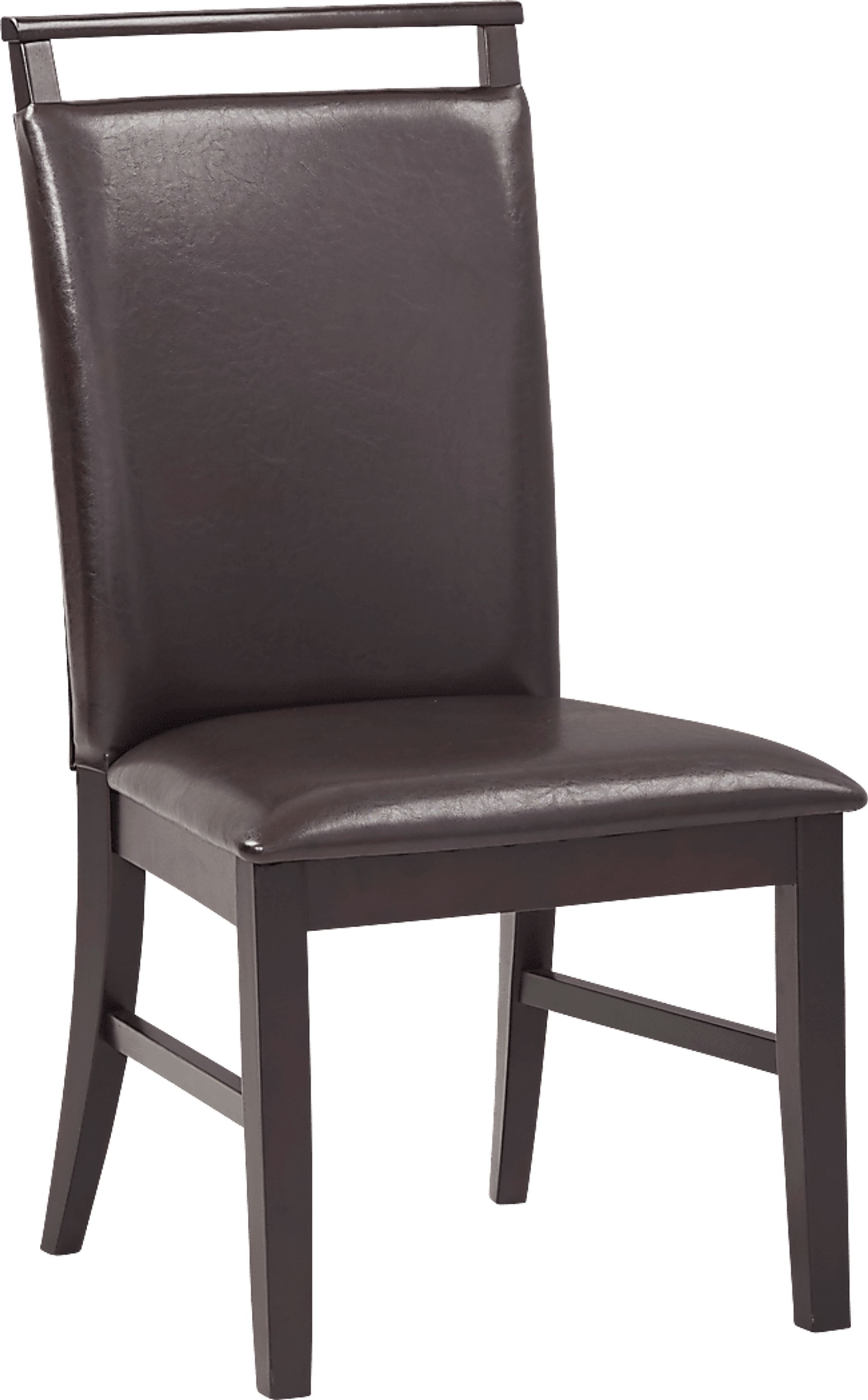 Ciara Espresso 5 Pc 54" Round Dining Set with Brown Chairs - Image 3