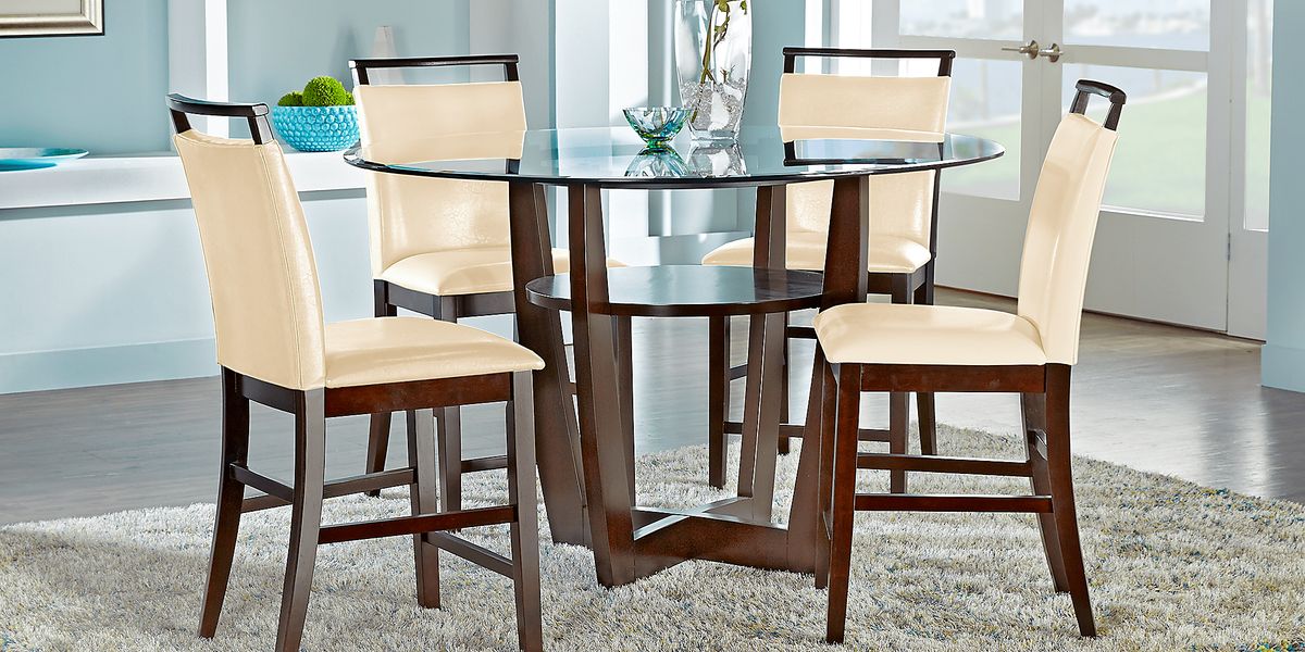 Ciara espresso dining set new arrivals