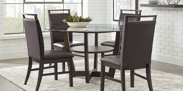 Ciara Espresso 5 Pc Dining Set - Thumbnail - Image 1