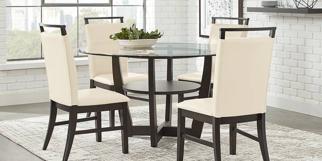 Ciara Espresso 5 Pc Dining Set - Thumbnail - Image 1
