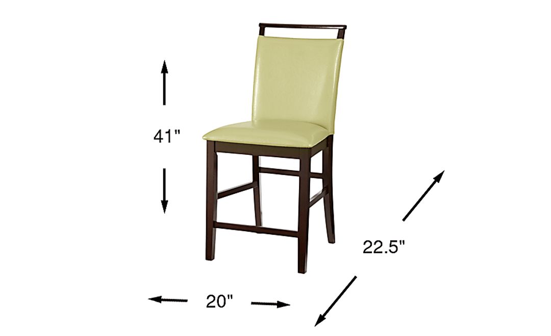 Ciara Green Counter Height Stool