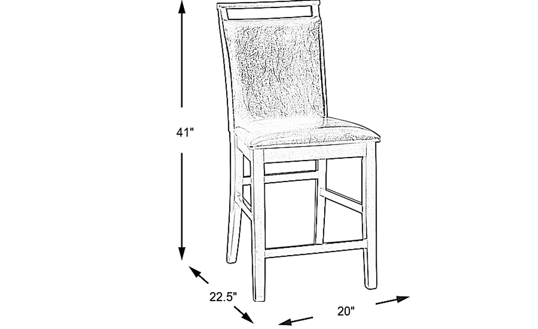 Ciara Green Counter Height Stool