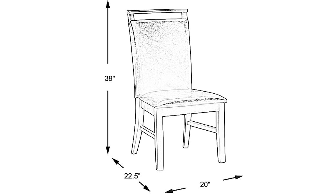 Ciara Red Side Chair