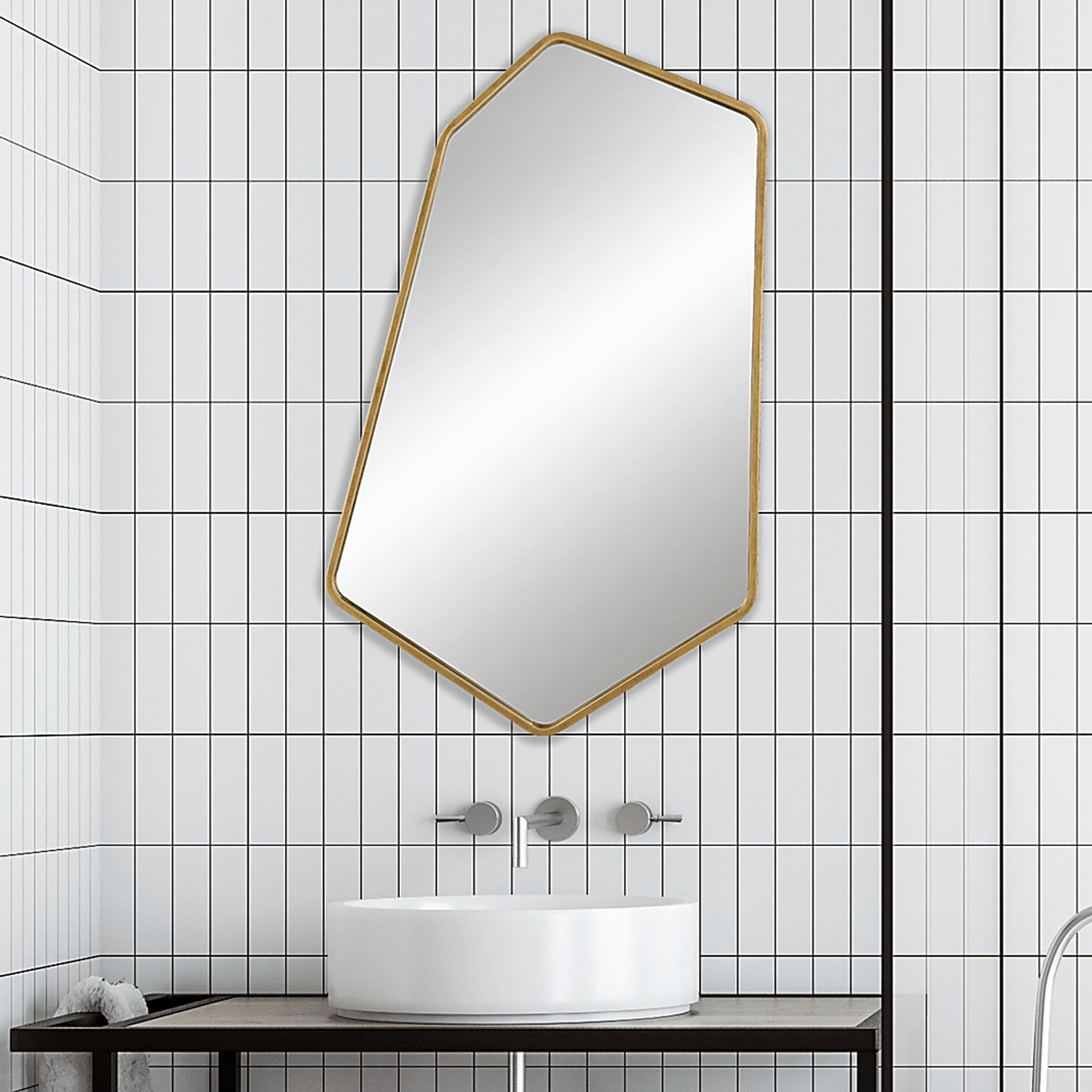 Ciceroo Gold Wall Mirror - Image 3