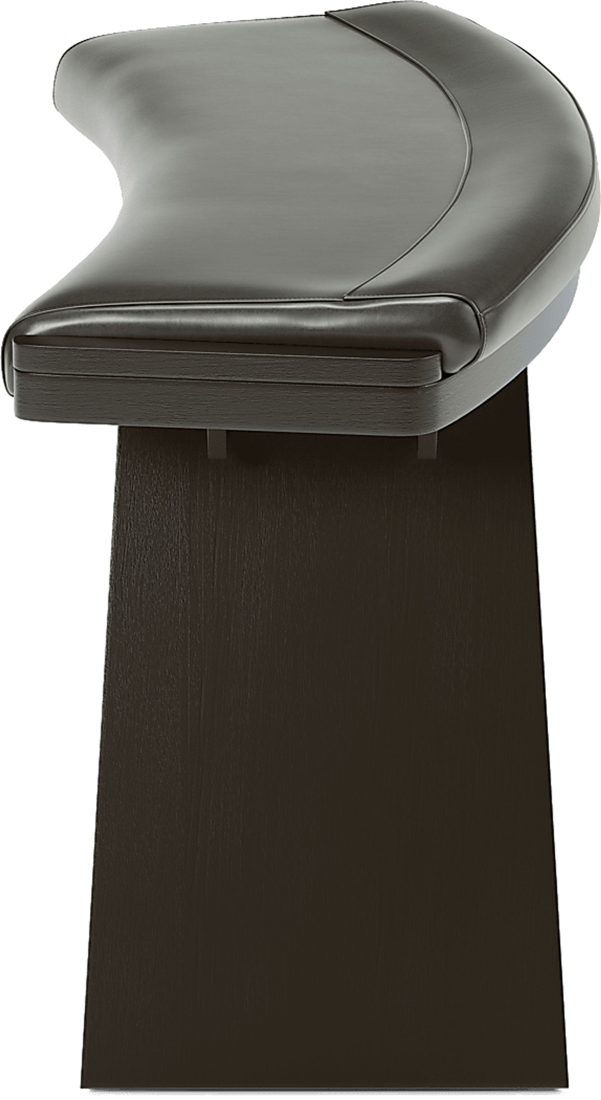 Cider Creek Gray Curved Bar Height Bench - Image 3