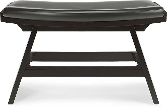 Cider Creek Gray Curved Bar Height Bench - Thumbnail - Image 4