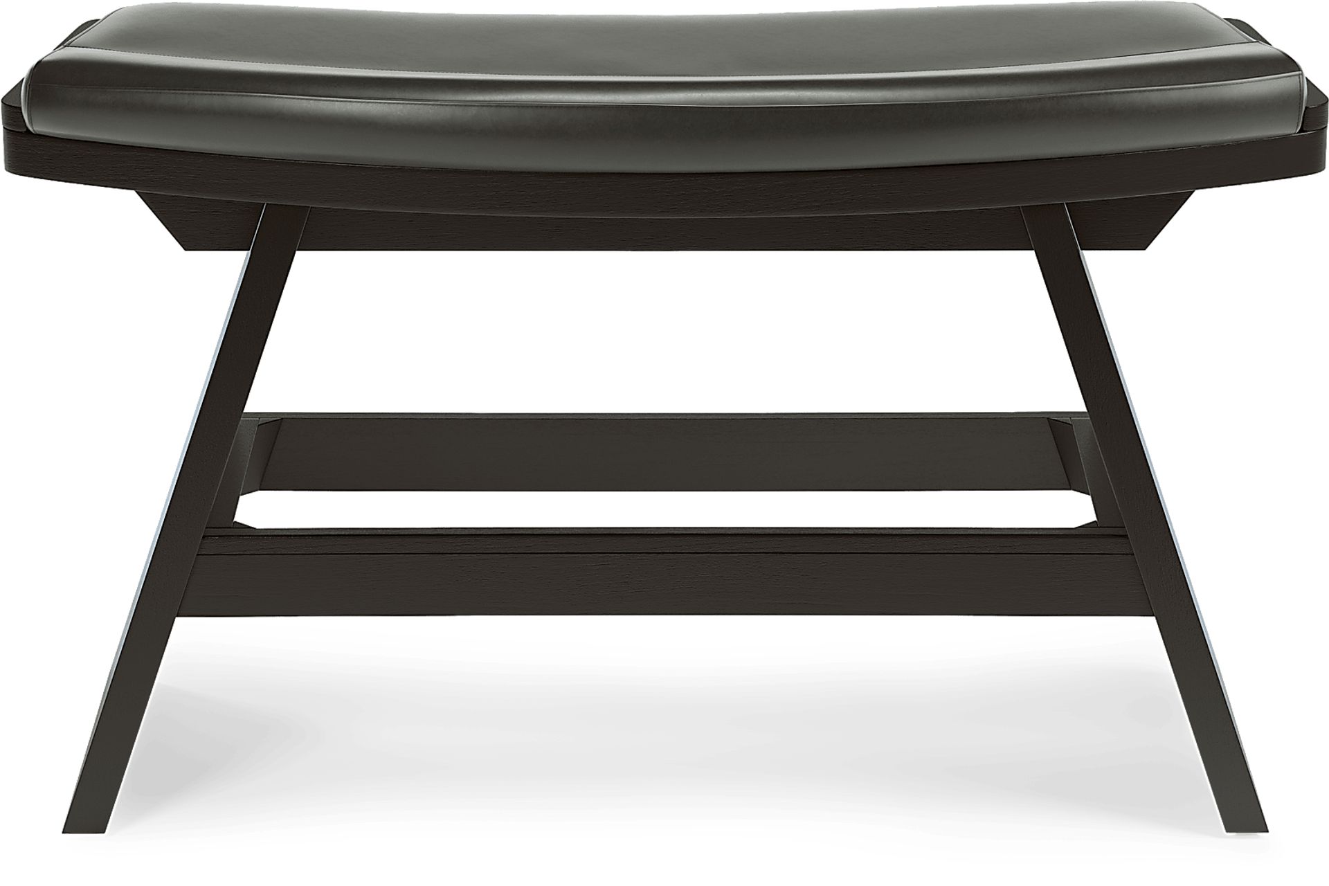 Cider Creek Gray Curved Bar Height Bench - Image 4