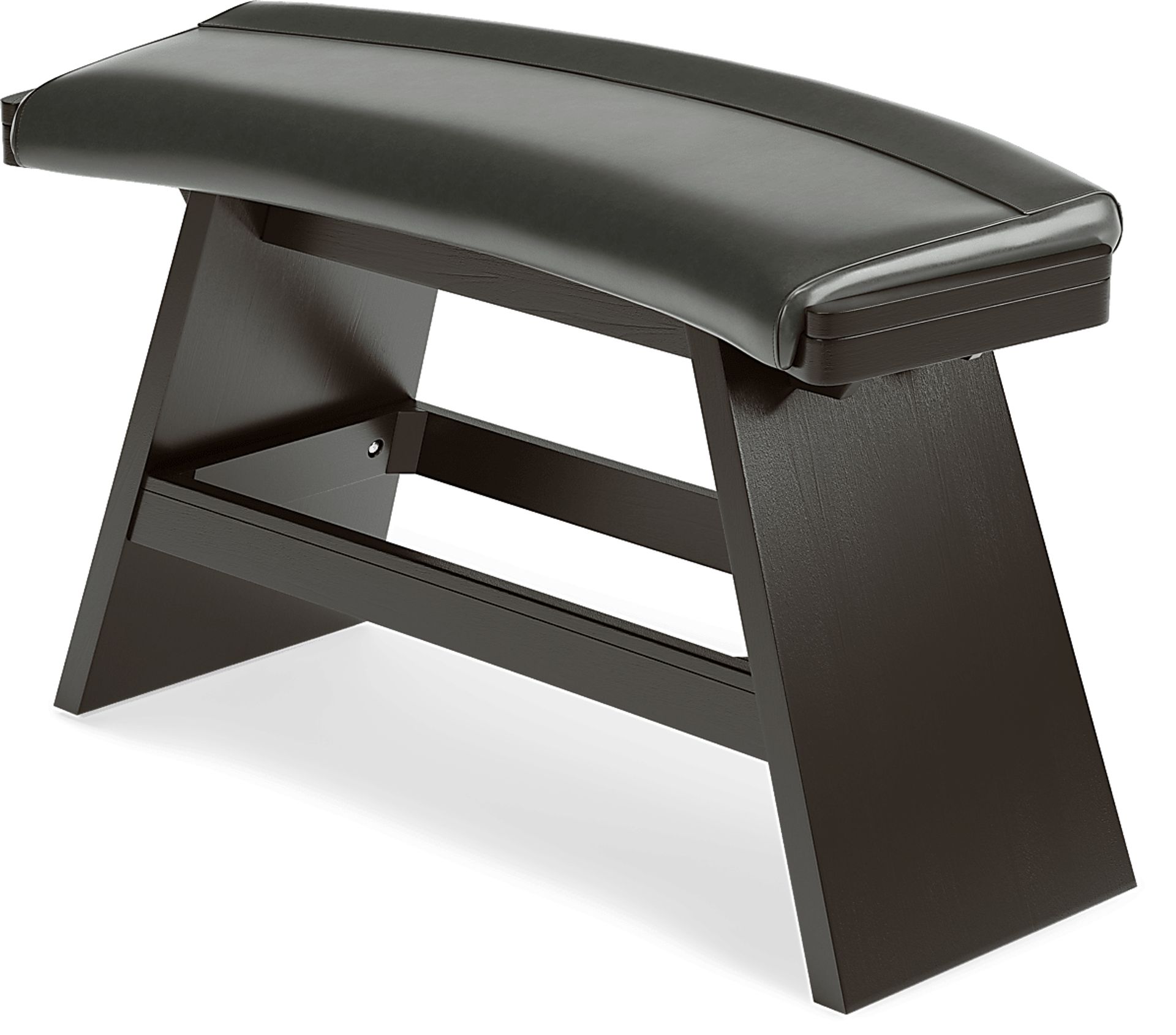 Cider Creek Gray Curved Bar Height Bench - Image 1