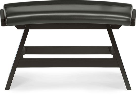 Cider Creek Gray Curved Bar Height Bench