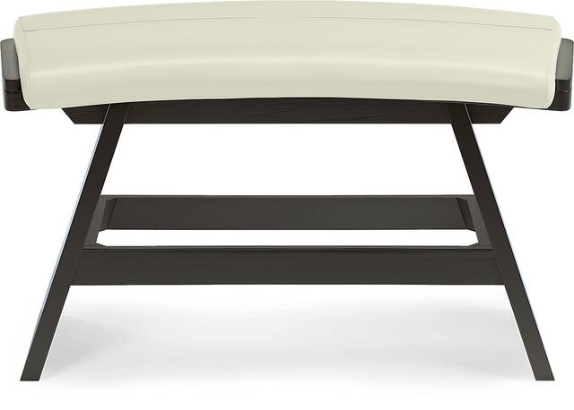 Cider Creek Vanilla Curved Bar Height Bench - Thumbnail - Image 2
