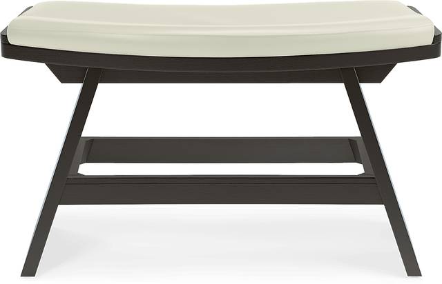 Cider Creek Vanilla Curved Bar Height Bench - Thumbnail - Image 4