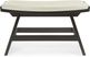 Cider Creek Vanilla Curved Counter Height Bench