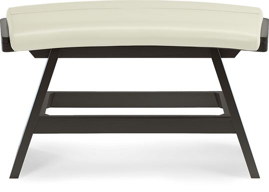 Cider Creek Vanilla Curved Bar Height Bench