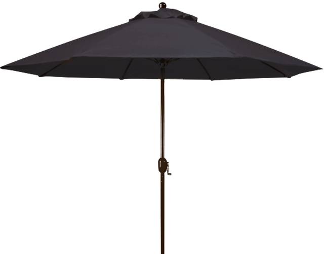 Cien 9' Octagon Black Outdoor Umbrella - Thumbnail - Image 1