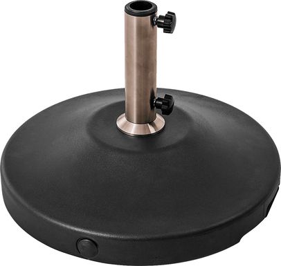 Cien Black 120 lb. Free Standing Umbrella Base With Wheel