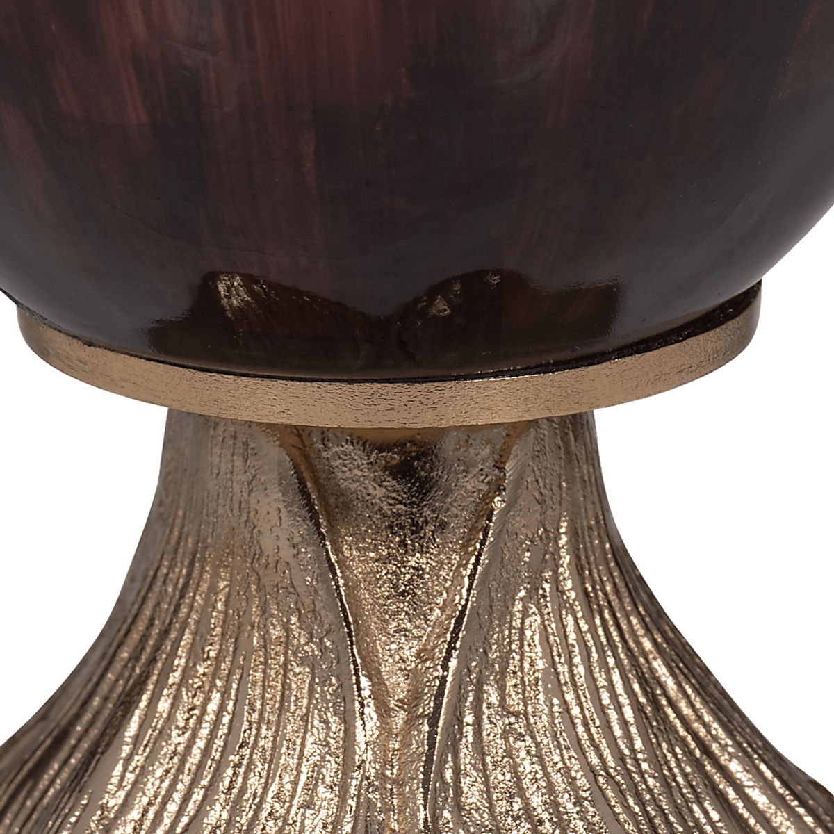 Cimarron Bronze Brown,Yellow Vase | Rooms to Go