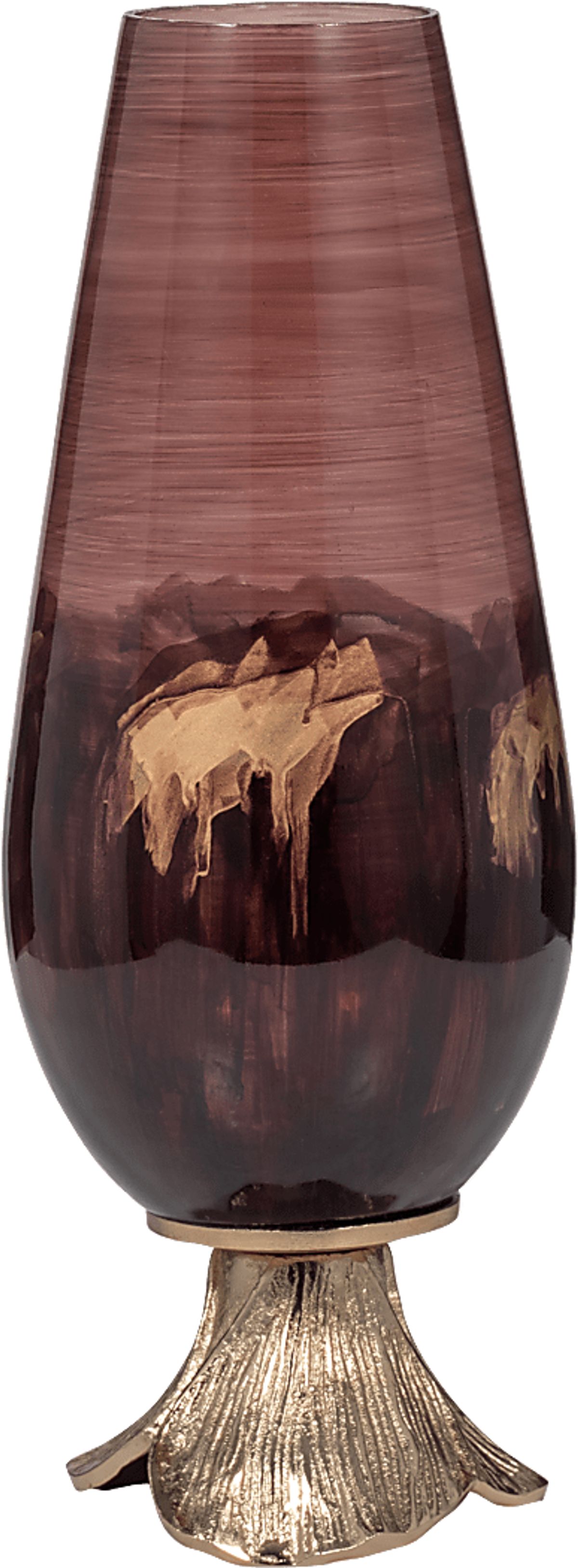 Cimarron Bronze Brown,Yellow Vase | Rooms to Go
