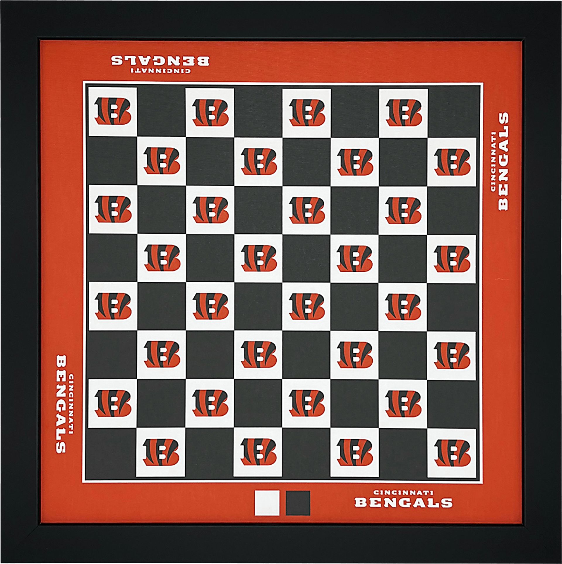 Cincinnati Bengals Wall Chess Set - Image 1