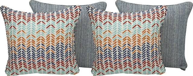 Abba Zabba Blue 4 Pc Pillow Package - Thumbnail - Image 1
