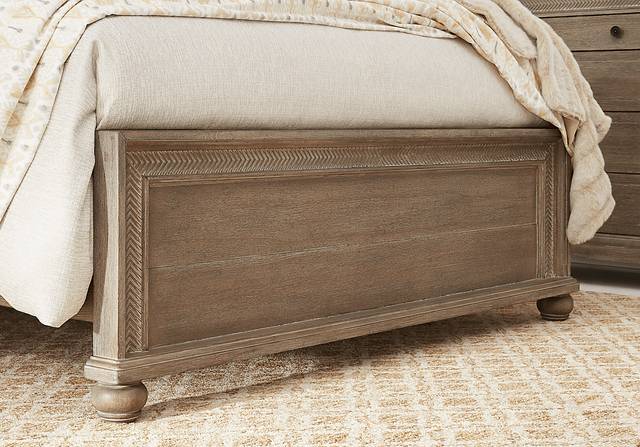 Cindy Crawford Home Abbington Gray 7 Pc King Panel Bedroom - Thumbnail - Image 4