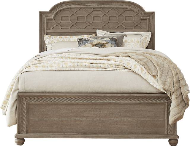 Cindy Crawford Home Abbington Gray 7 Pc King Panel Bedroom - Thumbnail - Image 2