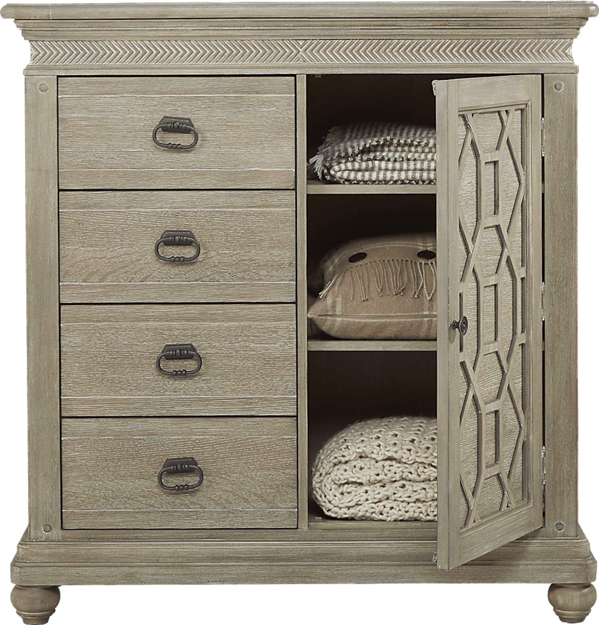 Cindy Crawford Home Abbington Gray Bureau - Image 2
