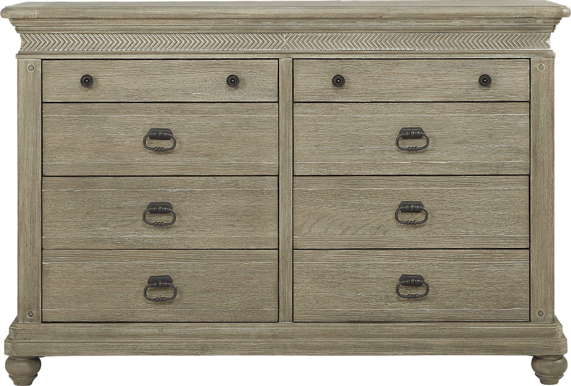 Cindy Crawford Home Abbington Gray Dresser - Image 1