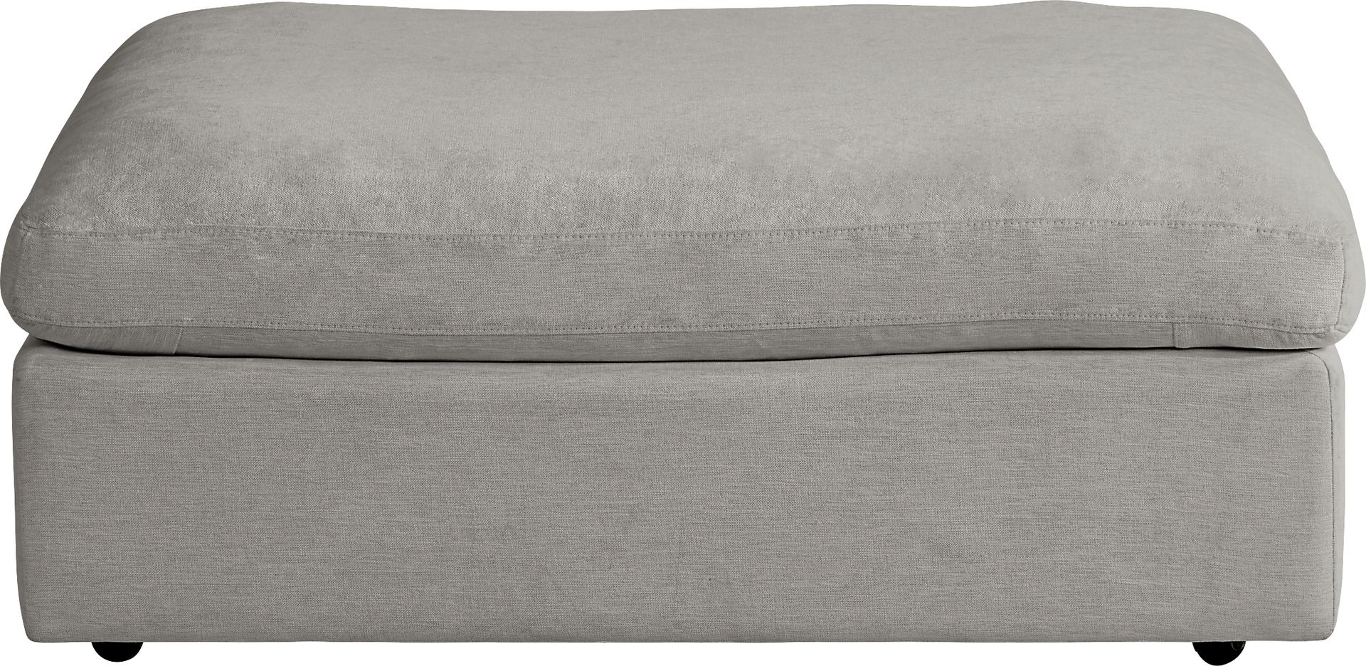 Aldon Park Gray Bumper Ottoman - Image 1