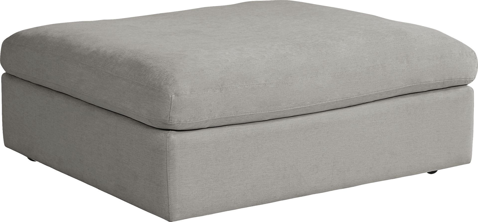Aldon Park Gray Bumper Ottoman - Image 1