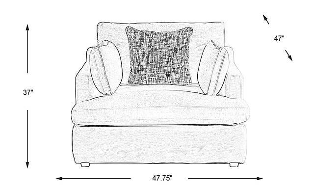 Dimension Image. Please refer to the Dimension Tab on this page for dimension details.